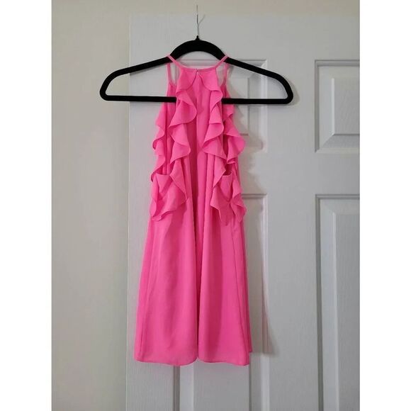 Lilly Pulitzer Ruffle Halter Top S - Picture 5 of 9